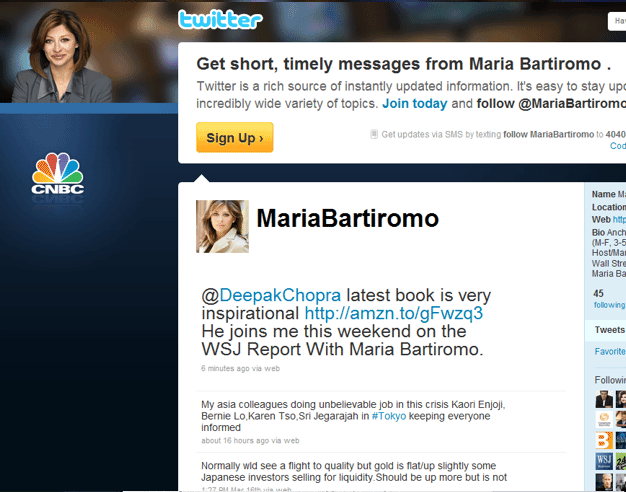 Follow Maria Bartiromo on Twitter